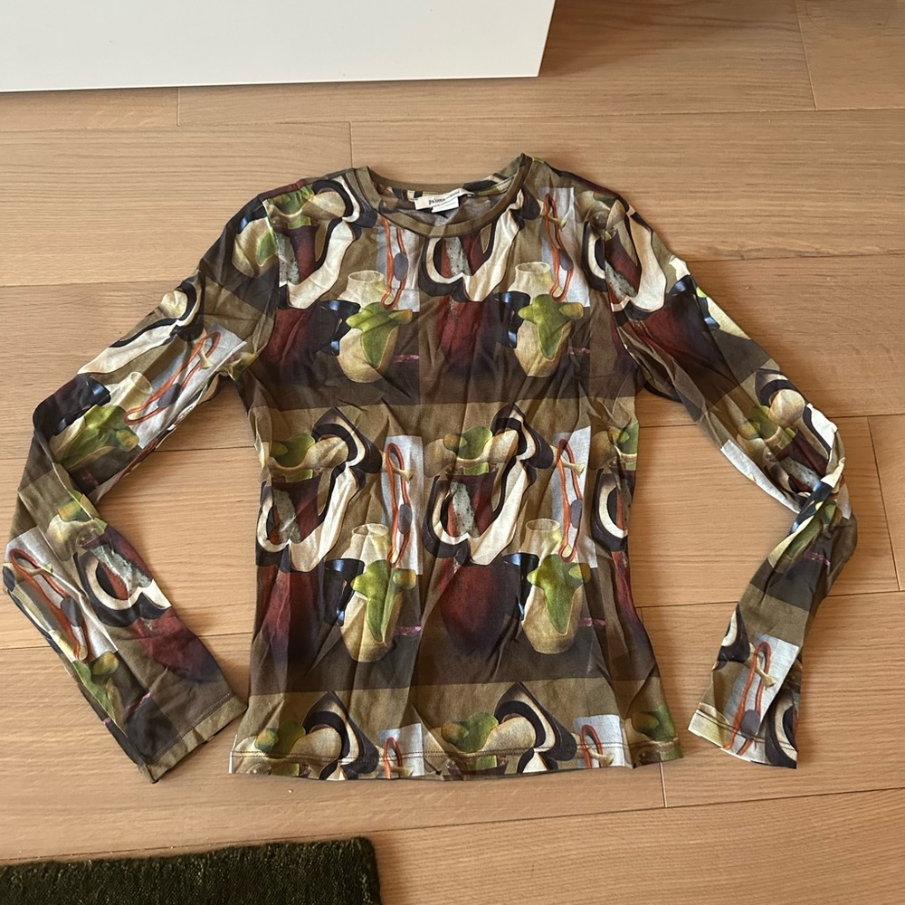 Multicolor Long Sleeve Women's Top